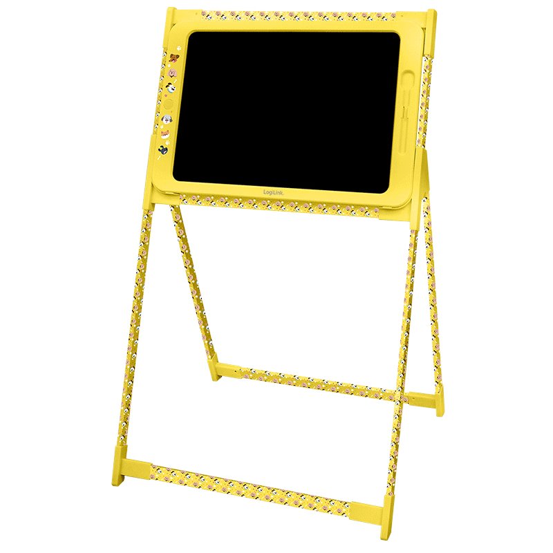 LogiLink Tablette d'écriture et de dessin LCD, jaune, 19 pouces, effaçable