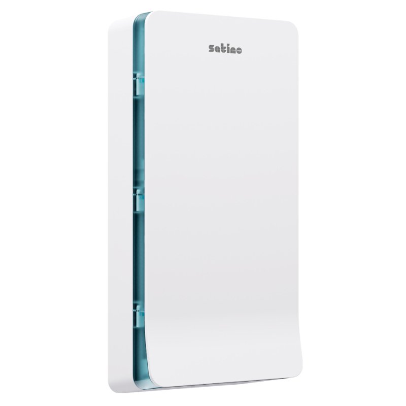 satino by wepa handdoekdispenser XL, V-vouw en C-vouw, wit, 316×165×671 mm