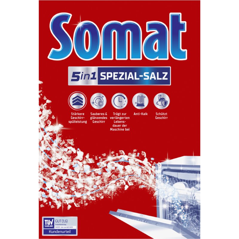 Somat 5-in-1 vaatwasserzout speciaal, 1,2 kg