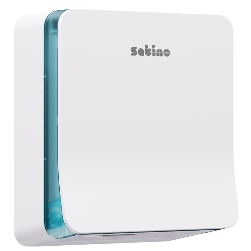 satino by wepa HYGINITY handdoekpapier dispenser S, wit, 301×165×350 mm