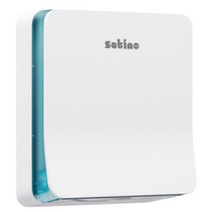 satino by wepa vouwhanddoekdispenser HYGINITY Interfold S, wit, 301×128×343 mm