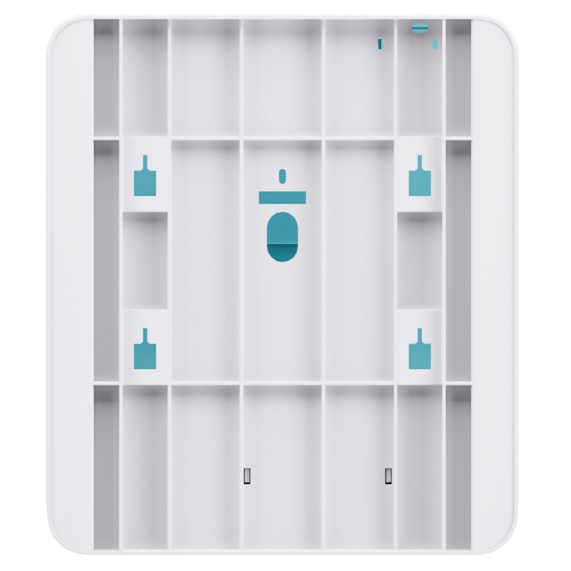 satino by wepa vouwhanddoekdispenser HYGINITY Interfold S, wit, 301×128×343 mm
