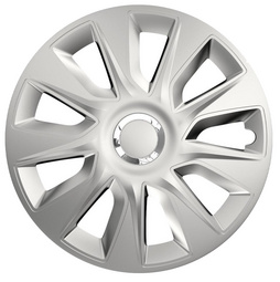 IWH wieldoppen Imola, zilver/chroom, 14 inch, 4 stuks