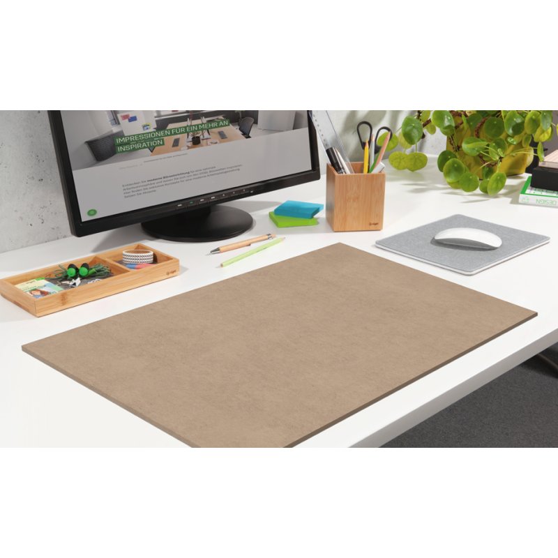 Sigel sous-main papier, blanc marron, 595 × 410 mm, 30 feuilles
