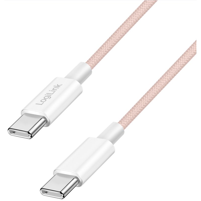 LogiLink Câble USB 2.0 USB-C vers USB-C, bleu, 1,0 m