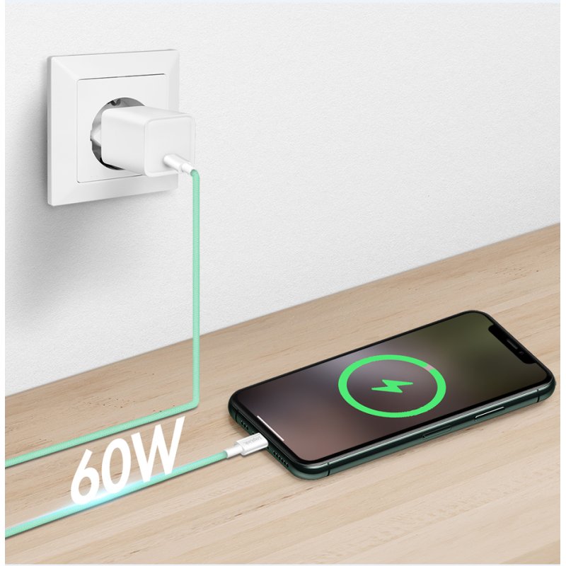 LogiLink Câble USB 2.0 USB-C vers USB-C, bleu, 1,0 m