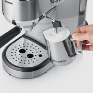 SEVERIN espressomachine KA 5997, 1.350 watt, zilver