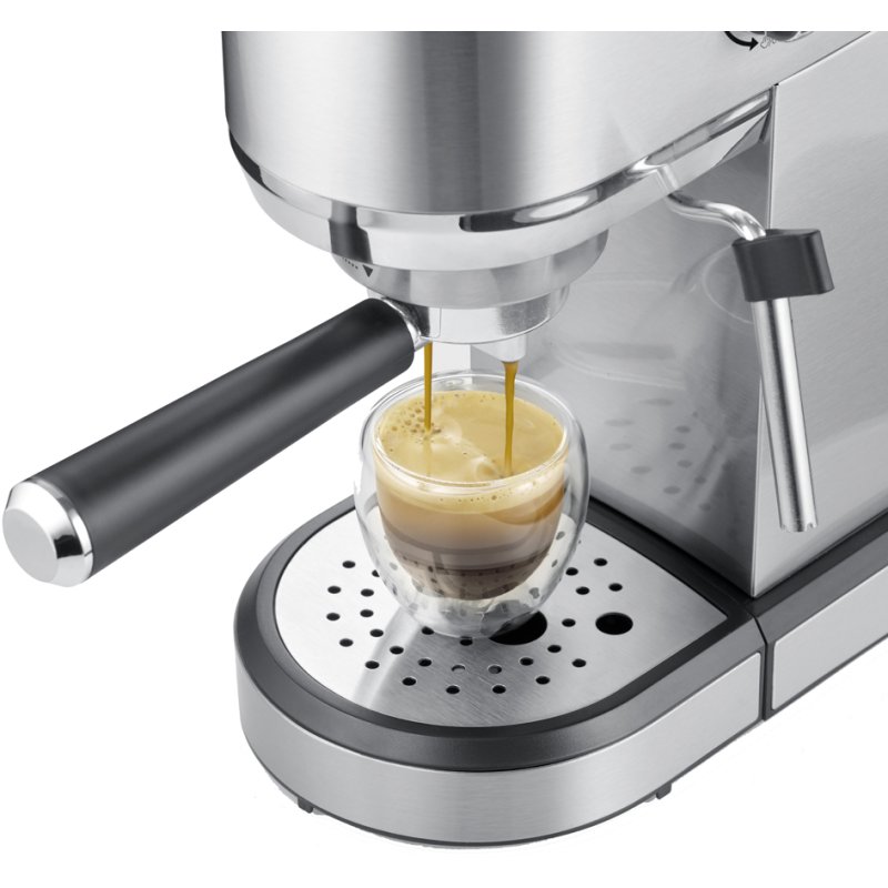 SEVERIN espressomachine KA 5997, 1.350 watt, zilver