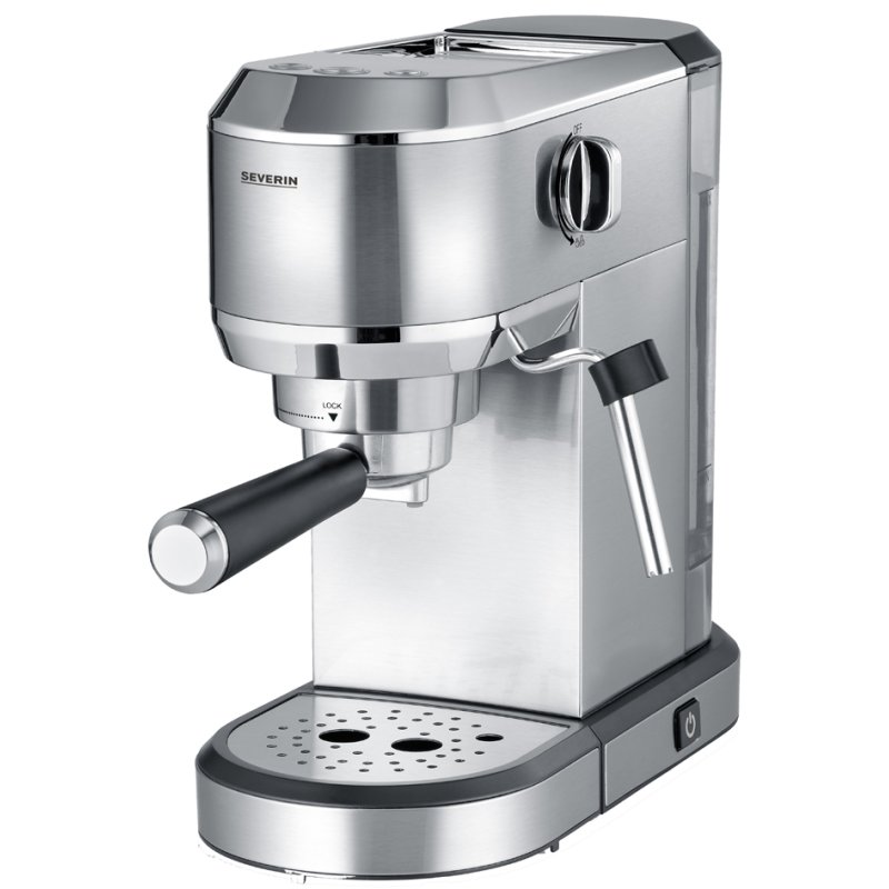 SEVERIN espressomachine KA 5997, 1.350 watt, zilver