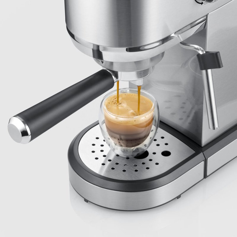 SEVERIN espressomachine KA 5997, 1.350 watt, zilver