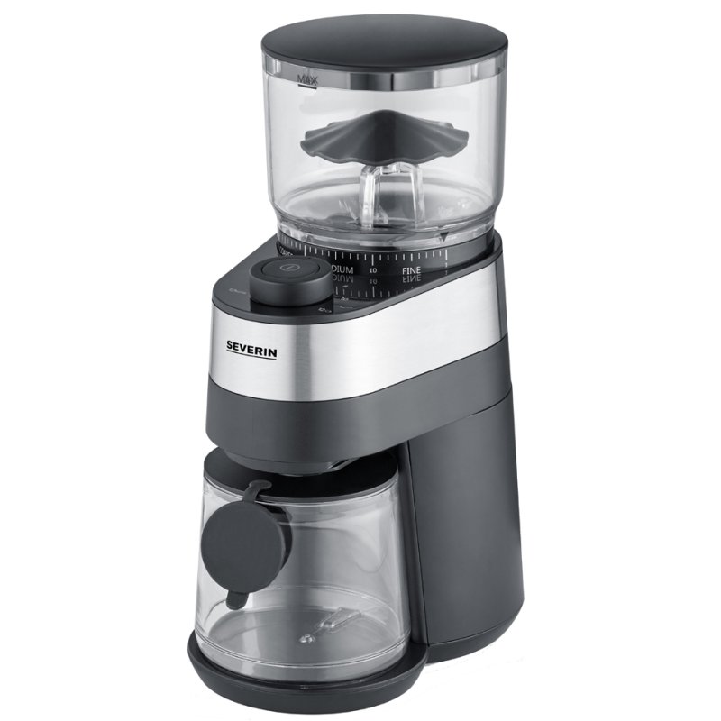 SEVERIN coffee grinder KM 3880, 140 watt, black/stainless steel