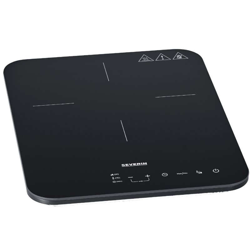 SEVERIN Plaque de cuisson à induction KP 1032, noir, 2000 watts, 220 mm
