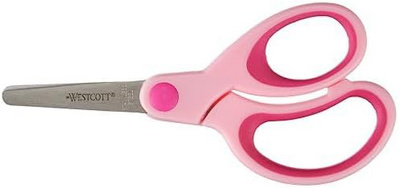 WESTCOTT kinderschaar, softgrip handvat, roze, 130 mm