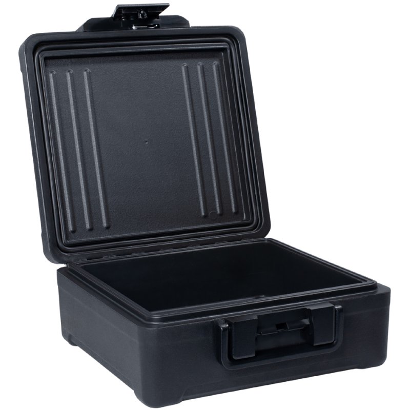 Pavo coffre-fort ignifuge pour documents, 11 litres, noir, 30 minutes résistant au feu