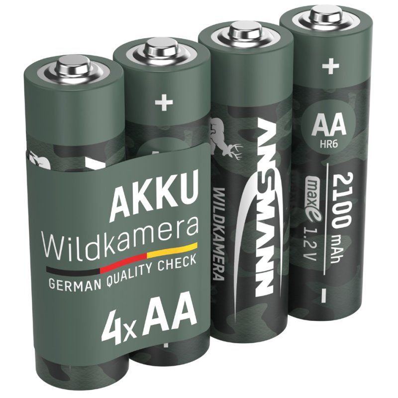 ANSMANN NiMH rechargeable batteries AA, wildlife cameras, 4 pieces