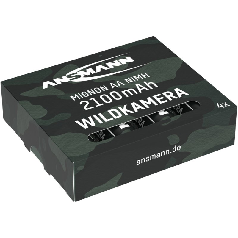 ANSMANN NiMH rechargeable batteries AA, wildlife cameras, 4 pieces