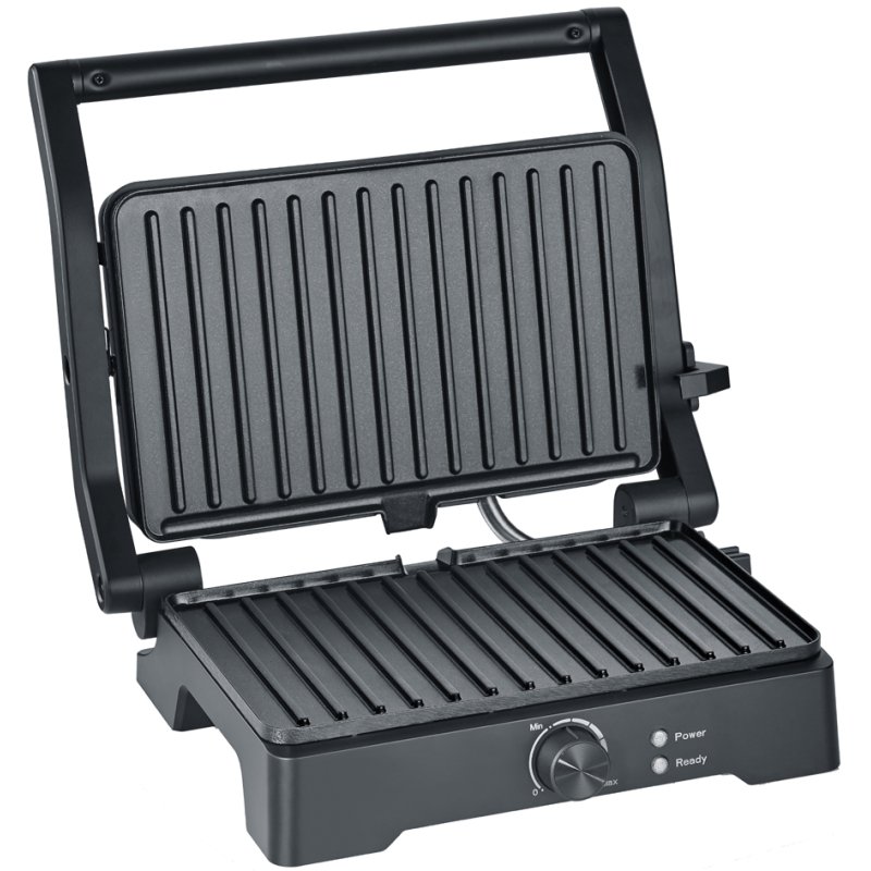 SEVERIN grill de contact/presse-panini KG 2391, noir, 1500 watts