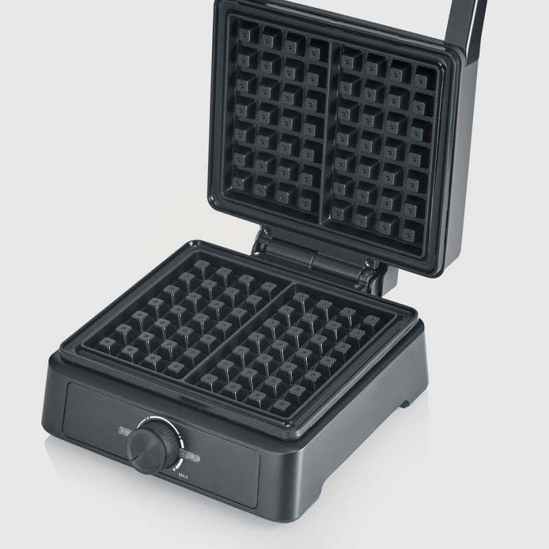 SEVERIN Belgisch wafelijzer WA 2125, zwart, 1600 Watt