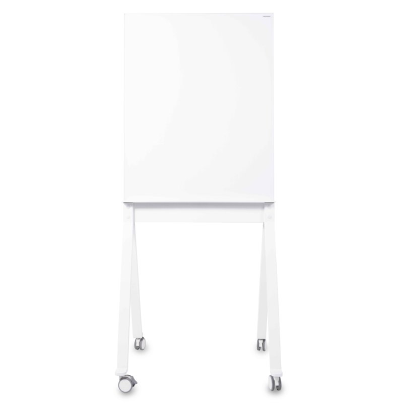 magnetoplan Tableau magnétique Design en verre, 760×1800 mm, double face, roulettes