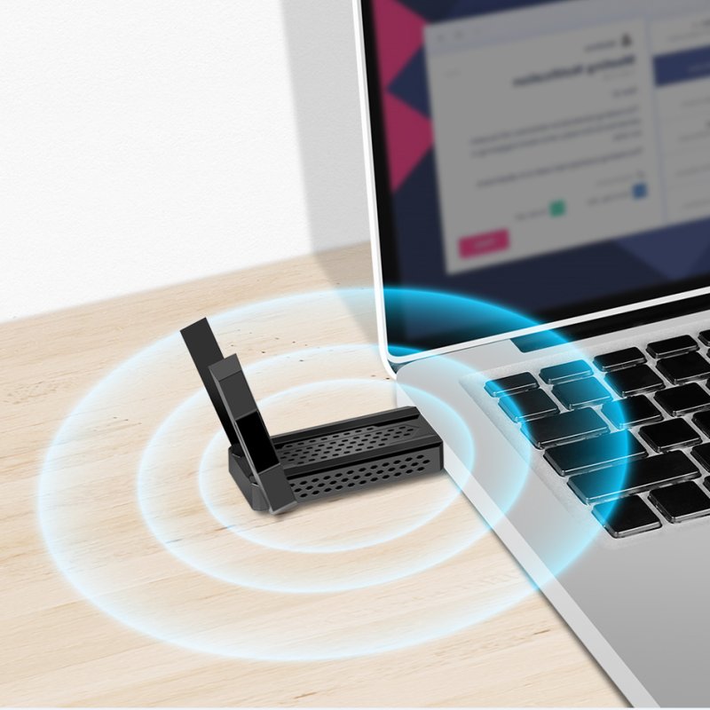 LogiLink Adaptateur USB 3.0 WiFi, avec antennes, 5,8 GHz