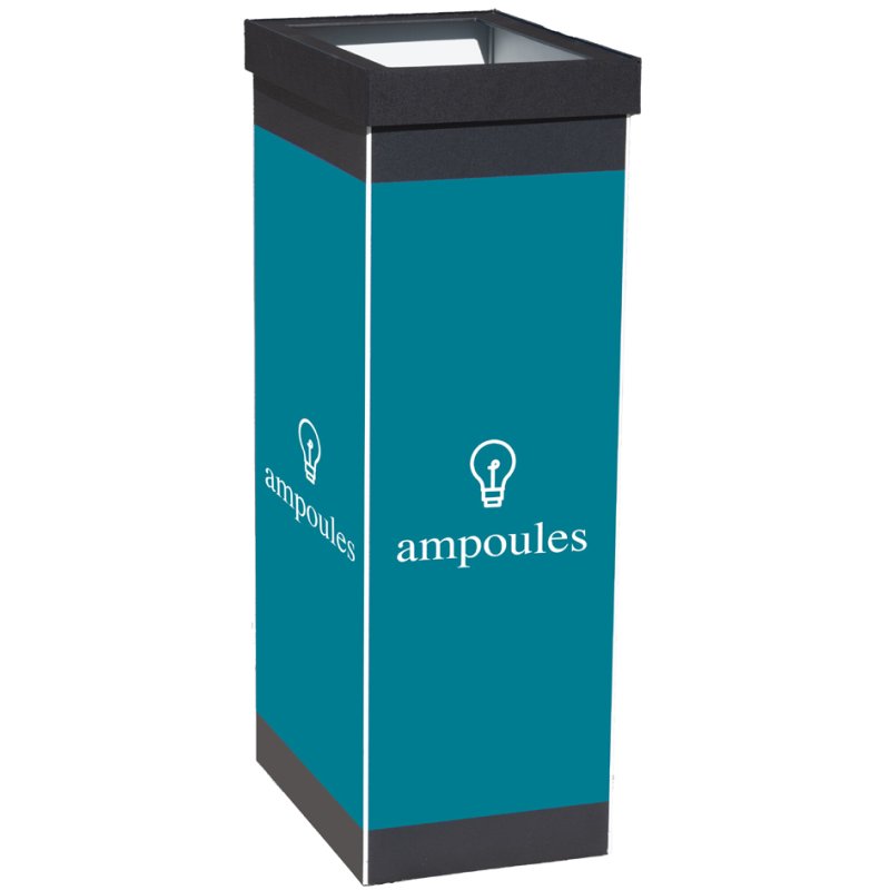 PAPERFLOW collecteur de déchets pour bouteilles, blanc, 60 litres