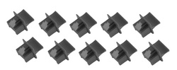 shiverpeaks stofkap voor RJ45 koppeling, geel, 10 stuks