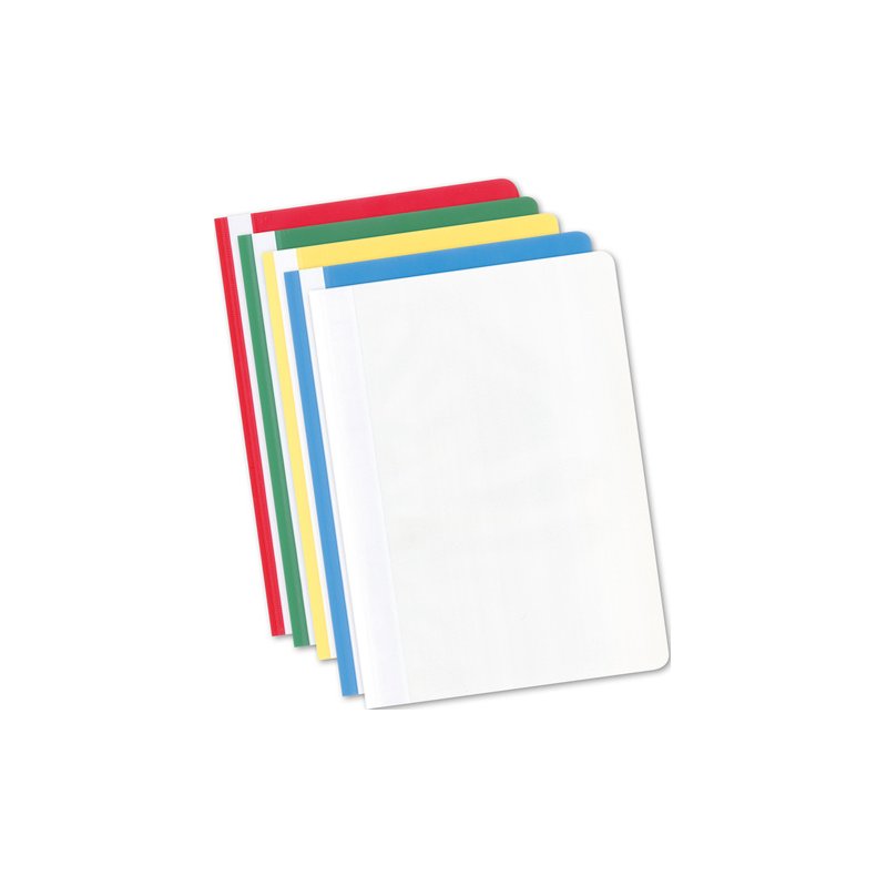 Kangaro snelhechters A4 PP, gekleurd gesorteerd, 5 stuks