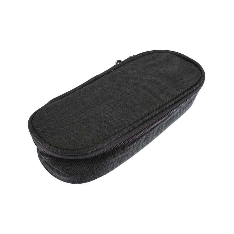 Kangaro etui ovaal polyester, donkergrijs, 220×90×50 mm