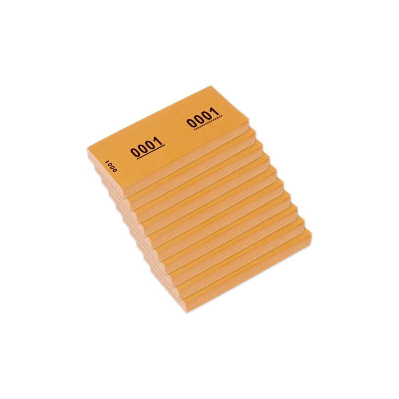 Kangaro nummerblok 1-1000, 105×42 mm, wit, mikroperforation