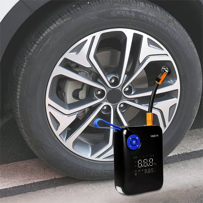 LogiLink 4-in-1 car jump starter, black