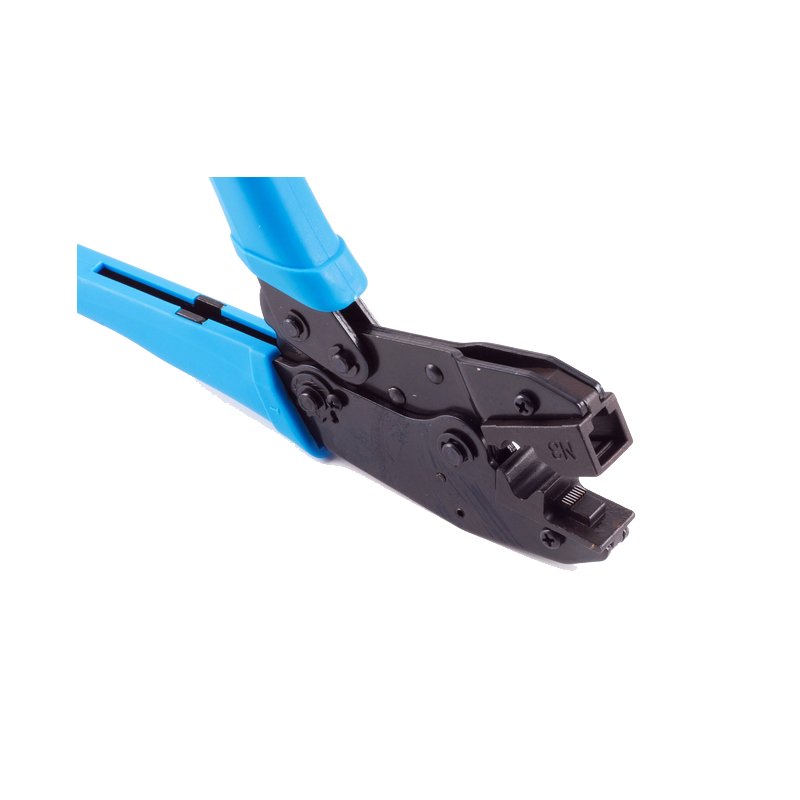 shiverpeaks Interlock RJ45 plug, black/blue, 8P8C
