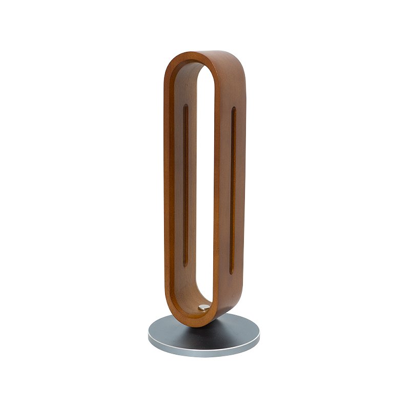 LogiLink support pour casque en bambou, marron/argent, universel