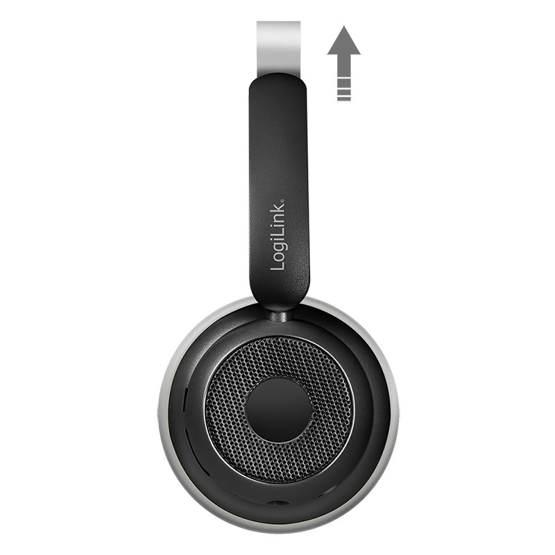 LogiLink AuraSolo Bluetooth 6.0 casque, beige, microphone intégrée