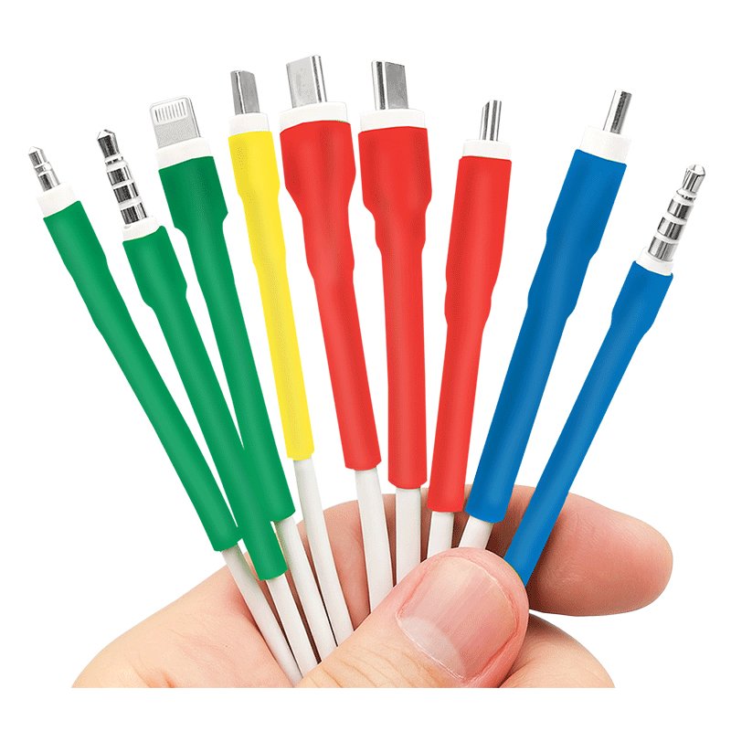LogiLink jeu de gaines thermorétractables, assorties en couleurs, 800 pièces, plastique