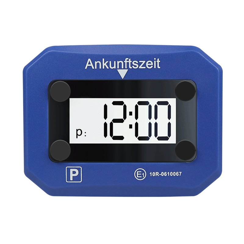 LogiLink disque de stationnement électronique, bleu, écran LCD, activation automatique