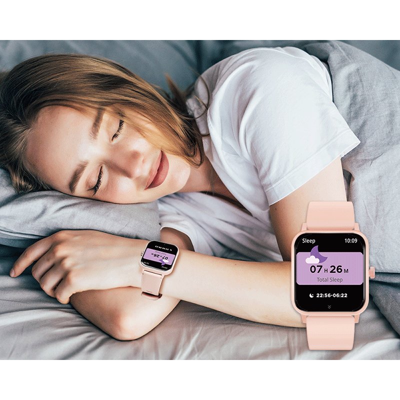 LogiLink Smartwatch Edge, écran tactile LCD 1,83", noir, IP68