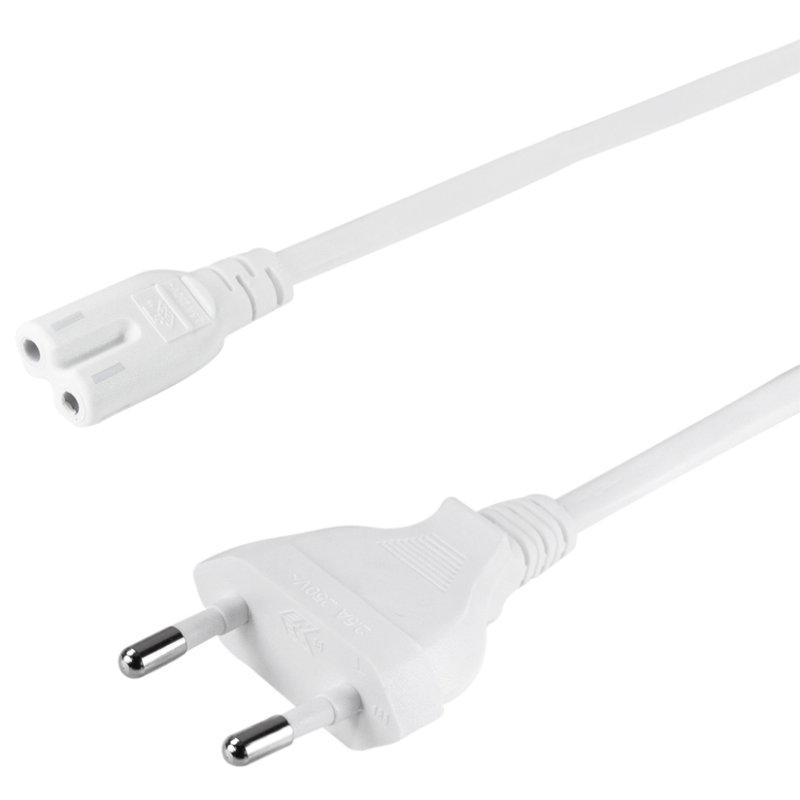 LogiLink câble réseau, Europlug - connecteur IEC C7, noir, 5,0 m