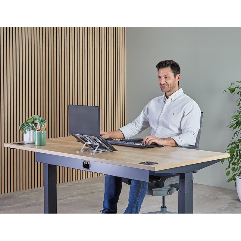 Fellowes support mobile pour ordinateur portable Alumia, noir, pour 15 pouces, aluminium