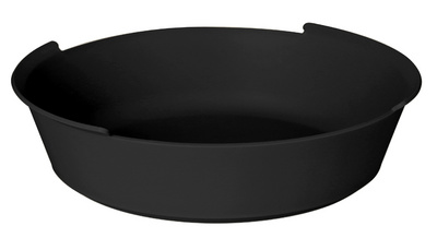 PAPSTAR Circulware meerweg schaal, rond, 1.200 ml, zwart, 8 stuks