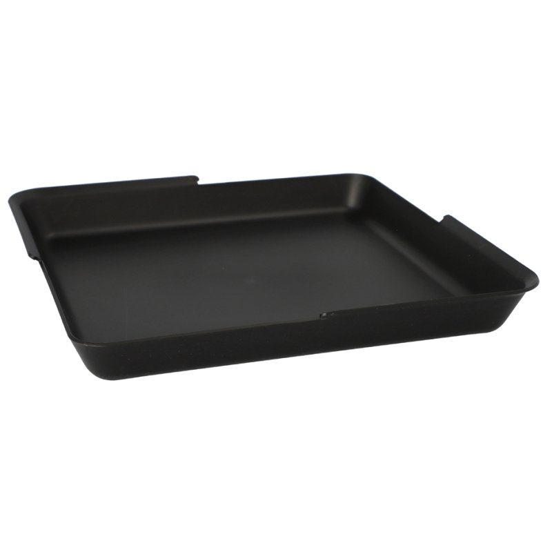 PAPSTAR Circulware assiette réutilisable, carrée, noire, 12 pièces