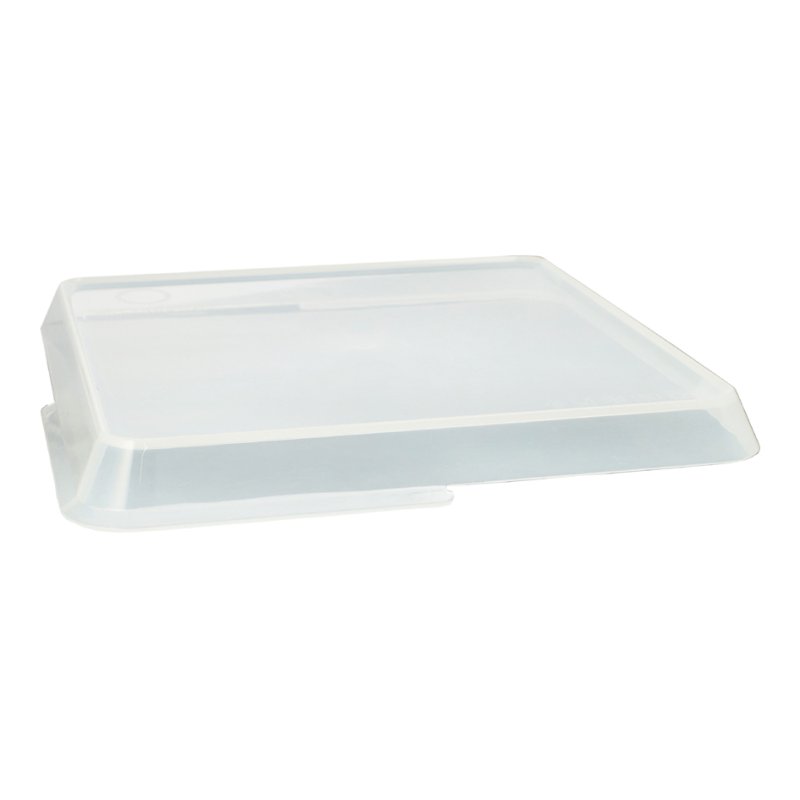 PAPSTAR Circulware assiette réutilisable, carrée, noire, 12 pièces