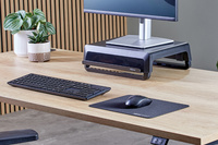 Fellowes muismat XL Breyta, zwart, 280×210 mm, gerecycled materiaal