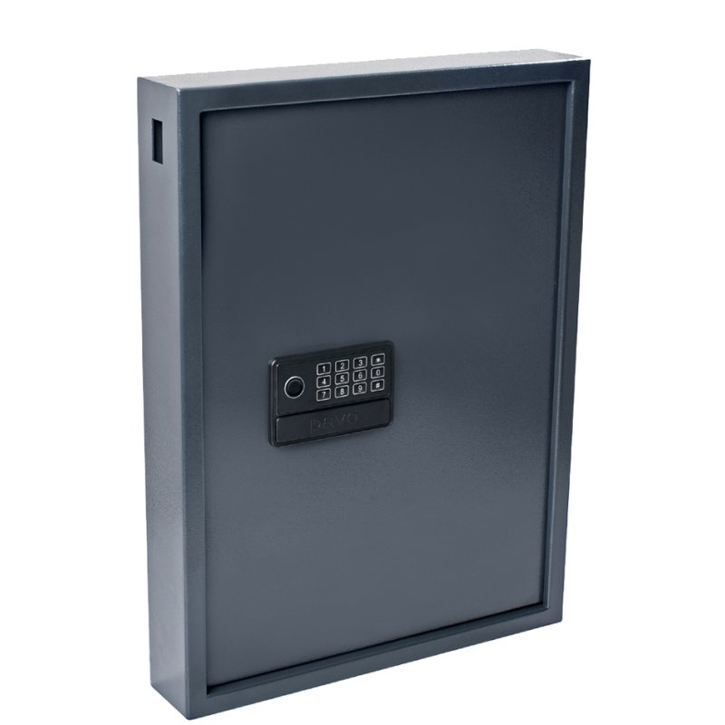 pavo sleutelkluis Advanced, 100 sleutels, donkergrijs, combinatie- en vingerafdrukslot