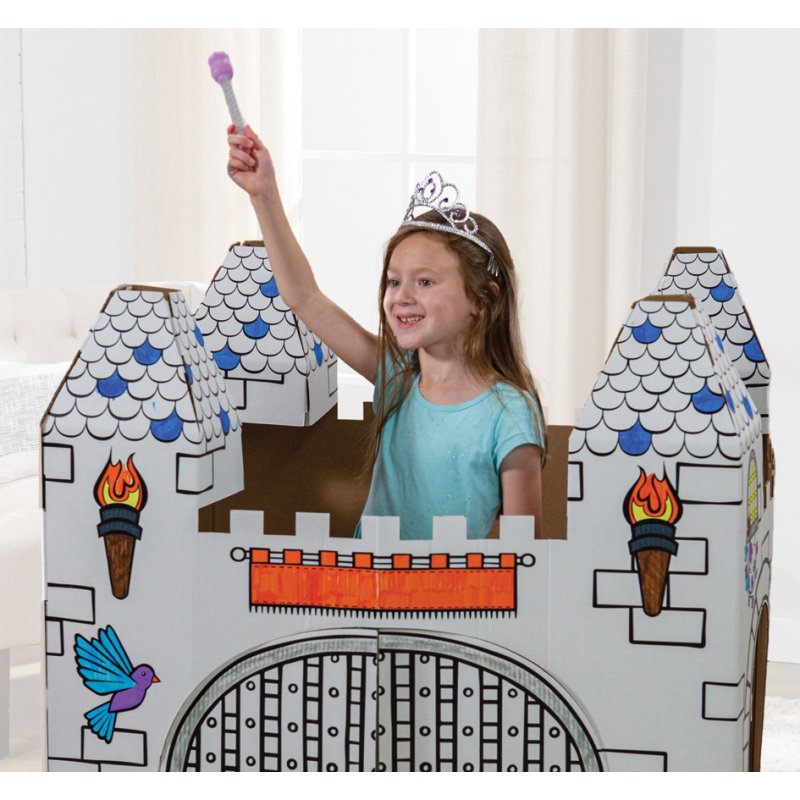 Fellowes Bankers Box XL château de jeu, carton ondulé, 94×94×109 cm
