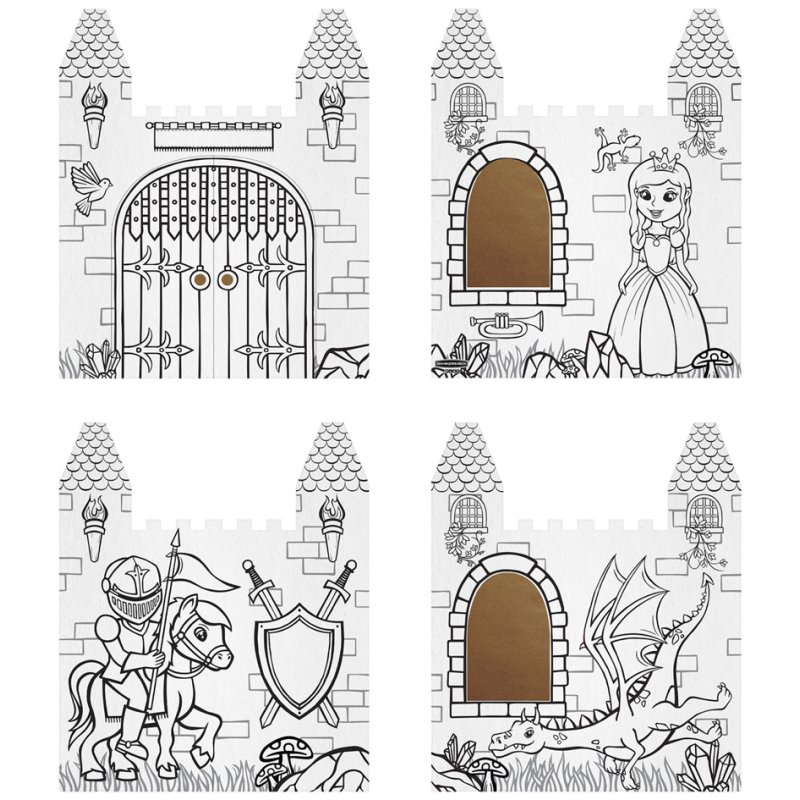 Fellowes Bankers Box XL château de jeu, carton ondulé, 94×94×109 cm