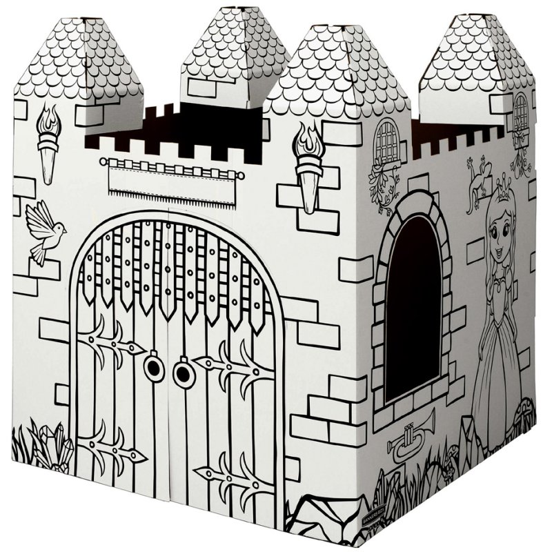 Fellowes Bankers Box XL château de jeu, carton ondulé, 94×94×109 cm