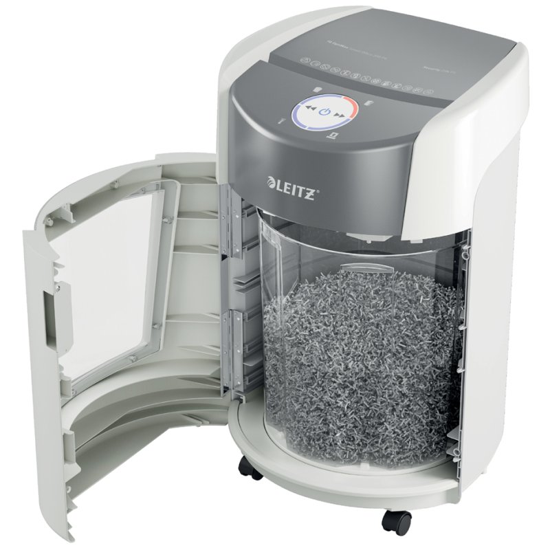 LEITZ papiervernietiger IQ OptiMax 350, P5, 8 vel, 22 liter