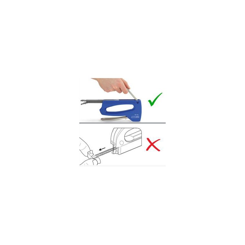 RAPESCO handnietmachine Z-Duo Mini, blauw, 13/4-8 en 53/4-8 mm