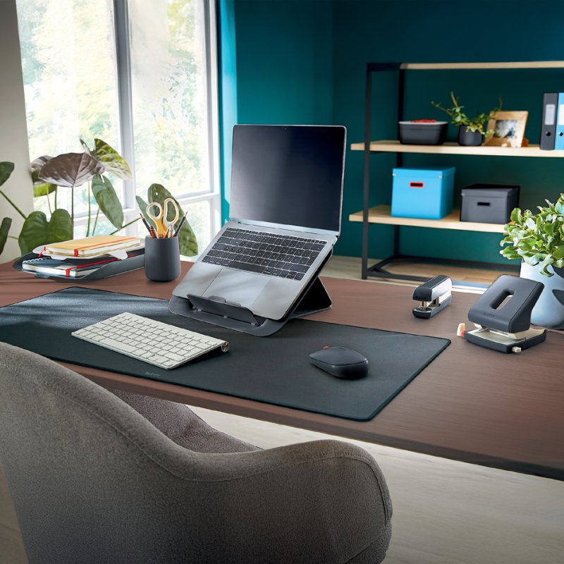 LEITZ Gaming muismat, 1000 × 400 mm, donkergrijs