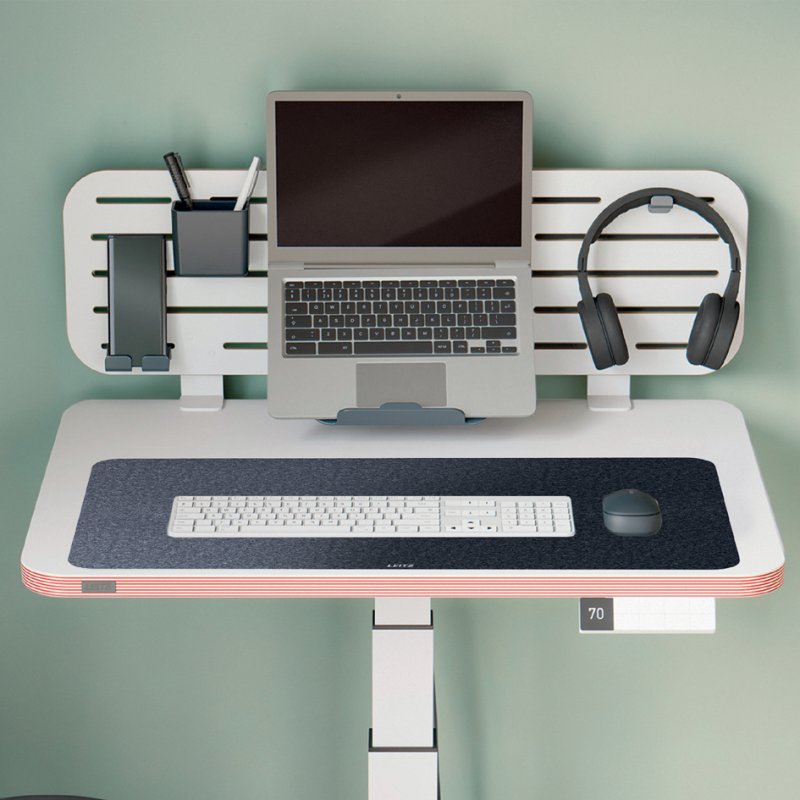 LEITZ Sous-main de bureau, feutre, 760×360 mm, gris foncé